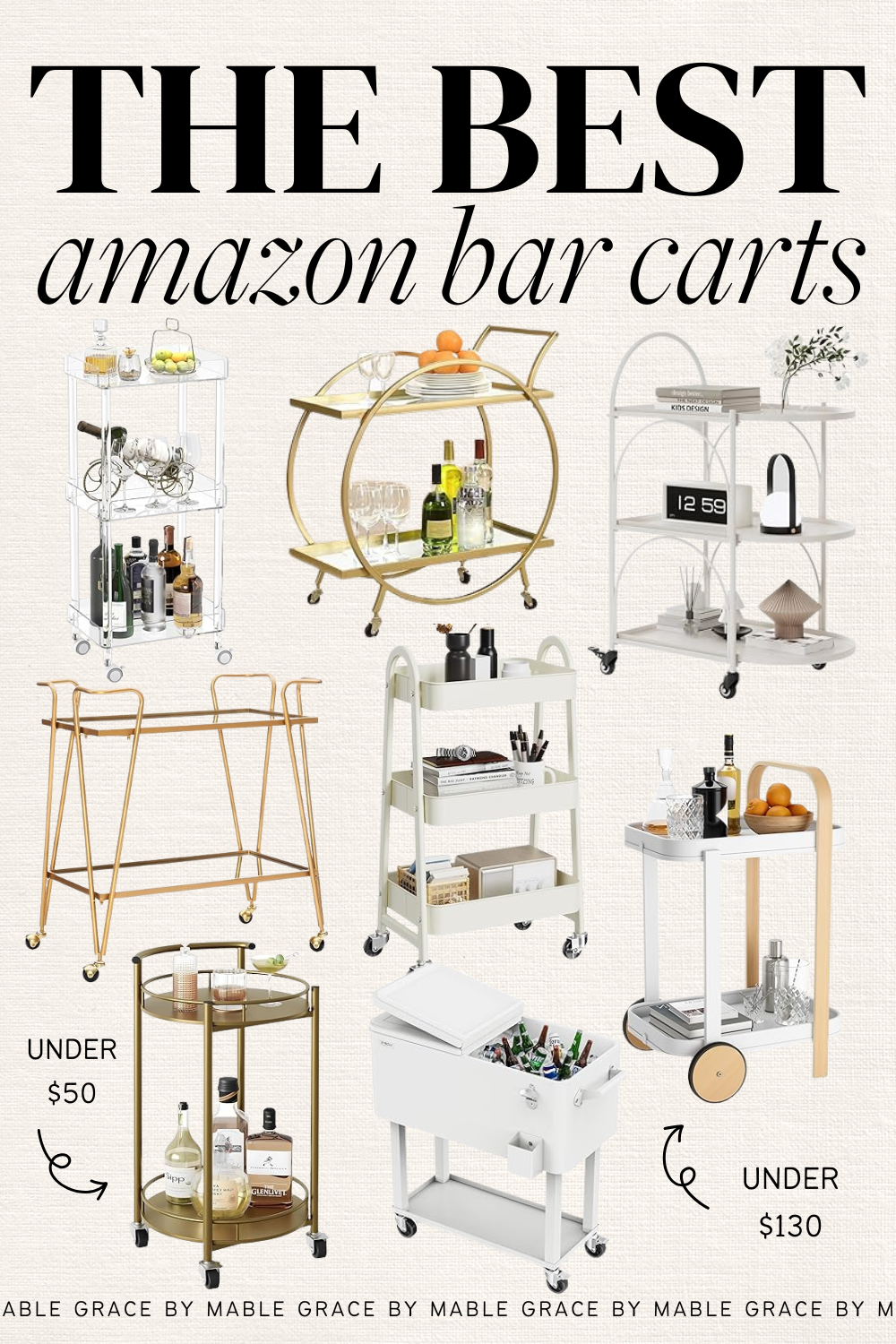 amazon bar cart